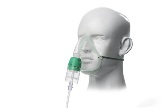 Cirrus™2 nebuliser, adult, Intersurgical EcoLite™ mask kit with non-PVC tube, 2.1m