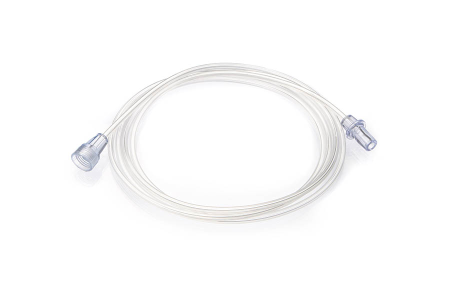 Oxygen tube with universal connector, 2.1m